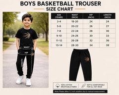 Kids Printed Black Track Suit Set 1-12Yrs Polyester