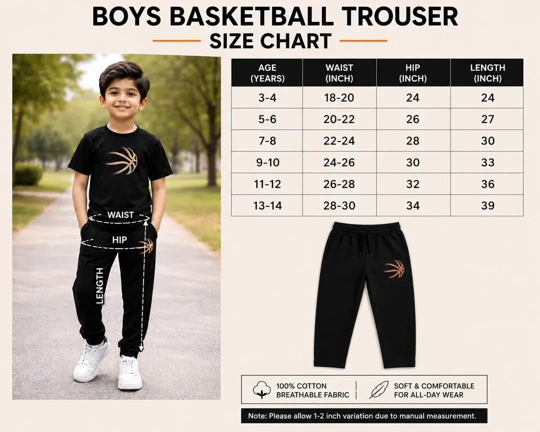 Kids Printed Navy Blue Track Suit Set 1-12Yrs