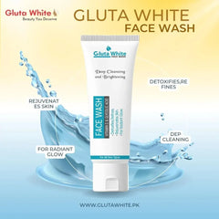 Gluta White Whitening Face Wash for All Skin Types
