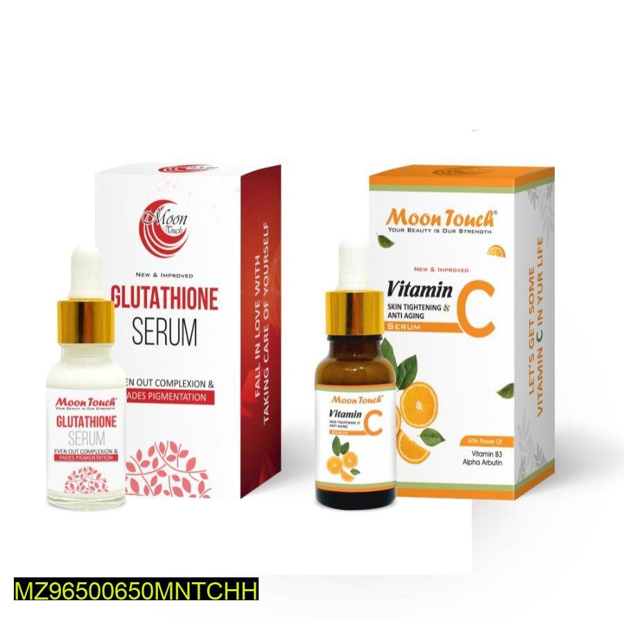 Glutathione & Vitamin C Brightening Skincare Duo