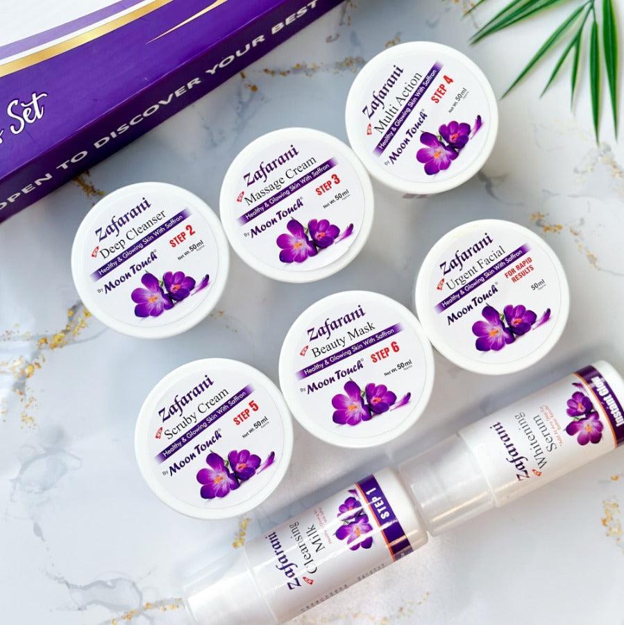 Moon Touch-Zafarani Facial Set 8-Piece Premium Skin Care