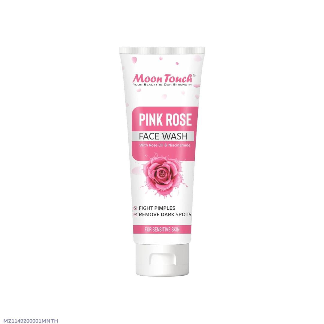 Creamy Pink Rose Face Wash 100ml Whitening Brightening