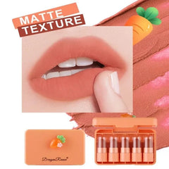 High Pigmented Lipsticks - 5 Pcs Set for Bold and Flawless Coverage