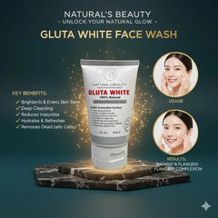 Gluta White Face Wash 100ml Brightening Paraben Free