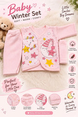 2 Pcs Boy's Fleece Printed Tracksuit