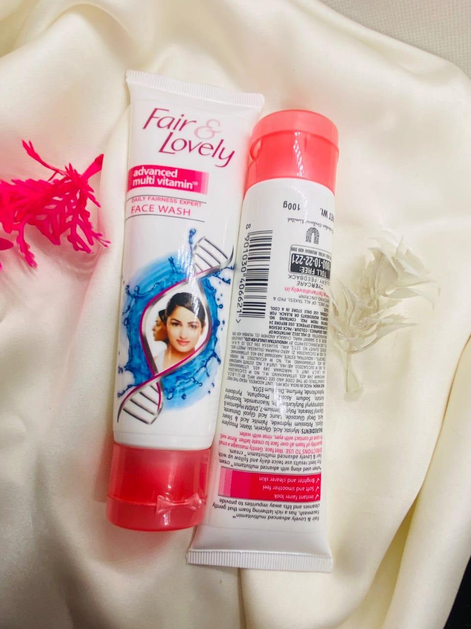 Fair & Lovely Whitening Face Wash 100ml x2