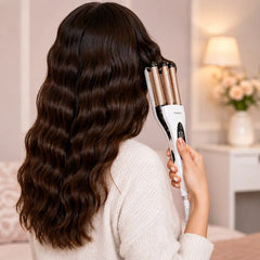 RIWA Ceramic Hair Straightener for Women | Fast Heating Hair Styling Iron | Professional Hair Straightening Tool | Gold