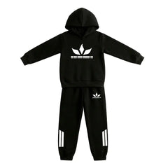 2 Pcs Boy's Fleece Printed Tracksuit