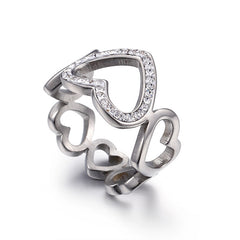Women's Diamond Ring Golden Daily Wear Jewelry