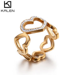 Women's Diamond Ring Golden Daily Wear Jewelry